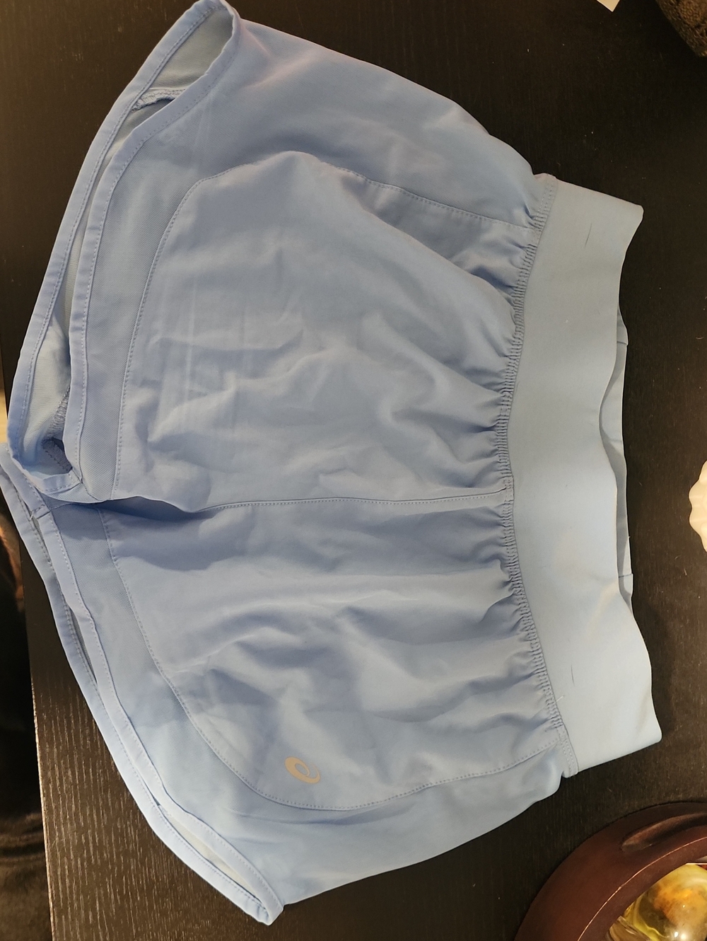 Asics Light Blue Women's Athletic Running Shorts